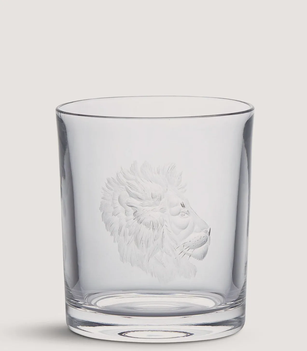 Big Five Crystal Tumbler - Lion