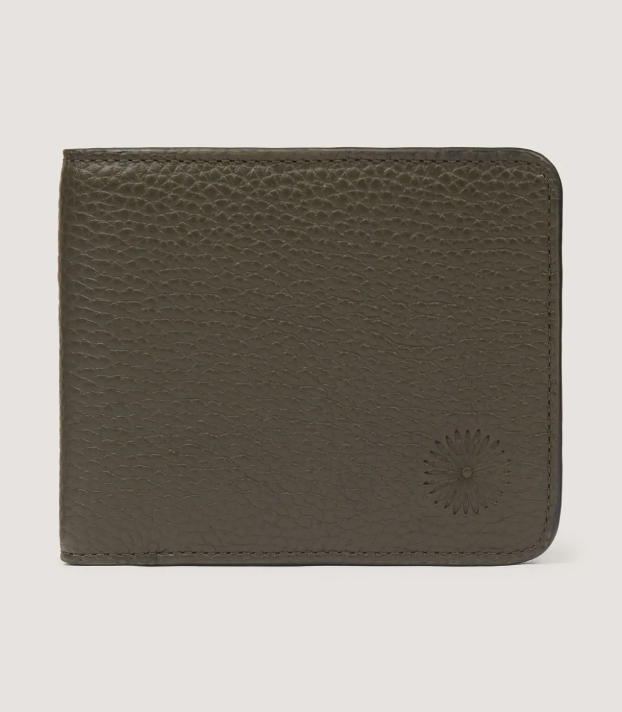 Featherburst Billfold Wallet In Olive