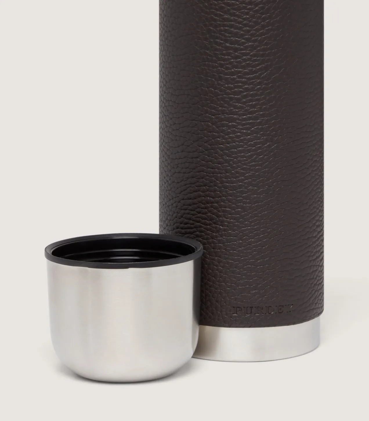 Leather Covered Steel Thermos