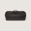 Leather Holdall Suiter Decoy In Dark Brown