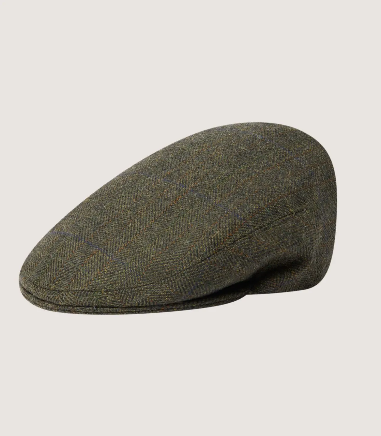 Litton Short Peak Tweed Cap In Strathbeg