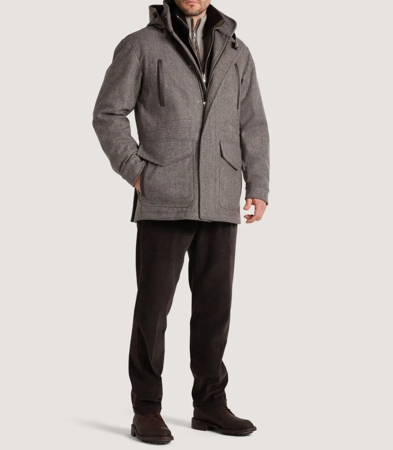 Men'S Field Parka In Antler