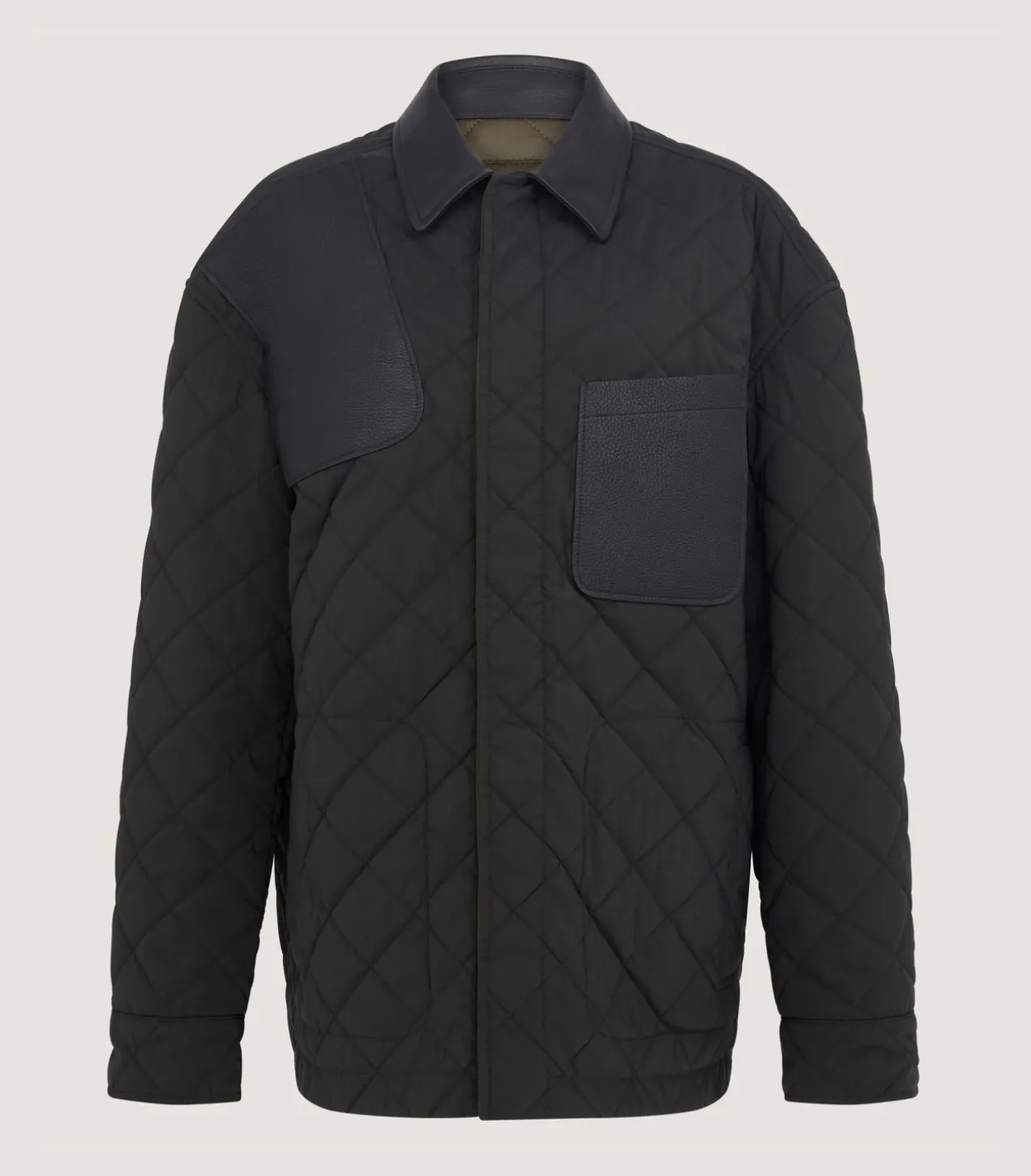 Men'S Padded Barn Jacket In Loden
