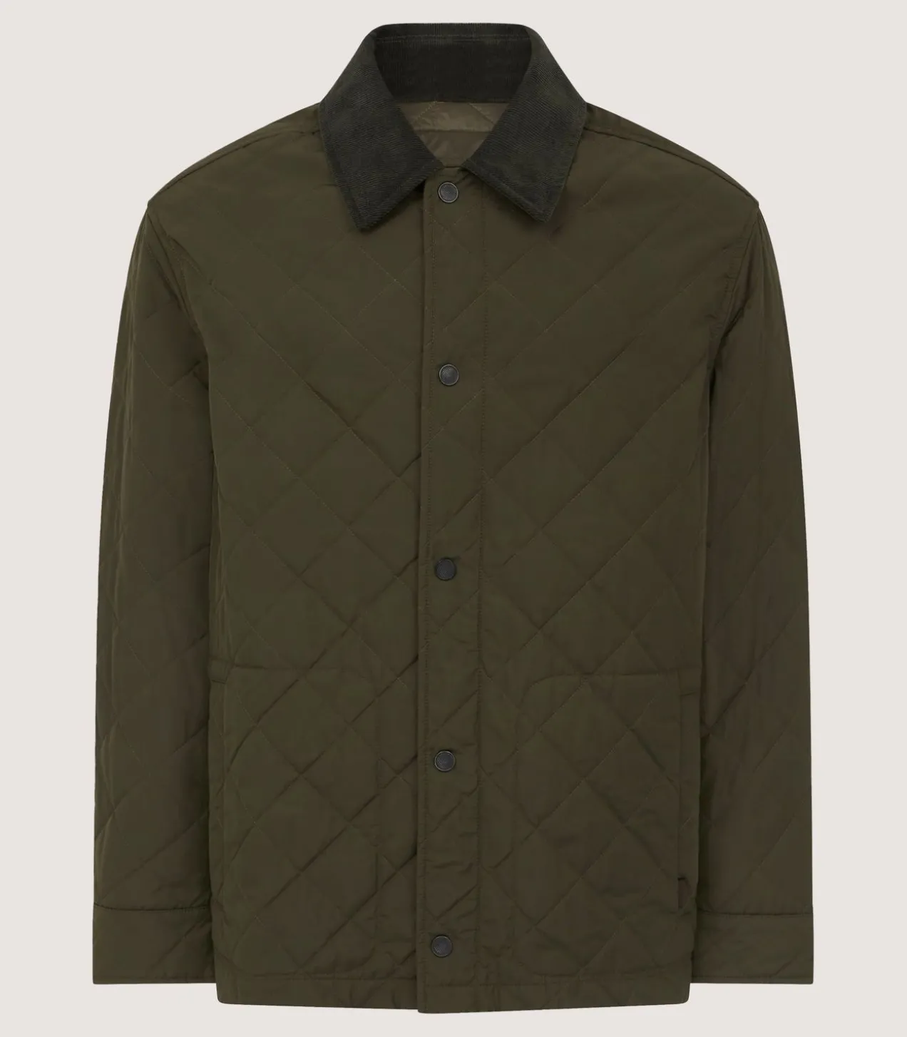 Men'S Padded Purdey Jacket In Dark Olive