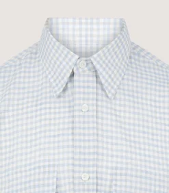 Men'S Pale Indigo Double Pocket Shirt