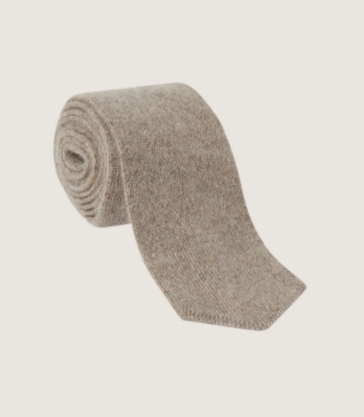 Men'S Solid Cashmere Tie