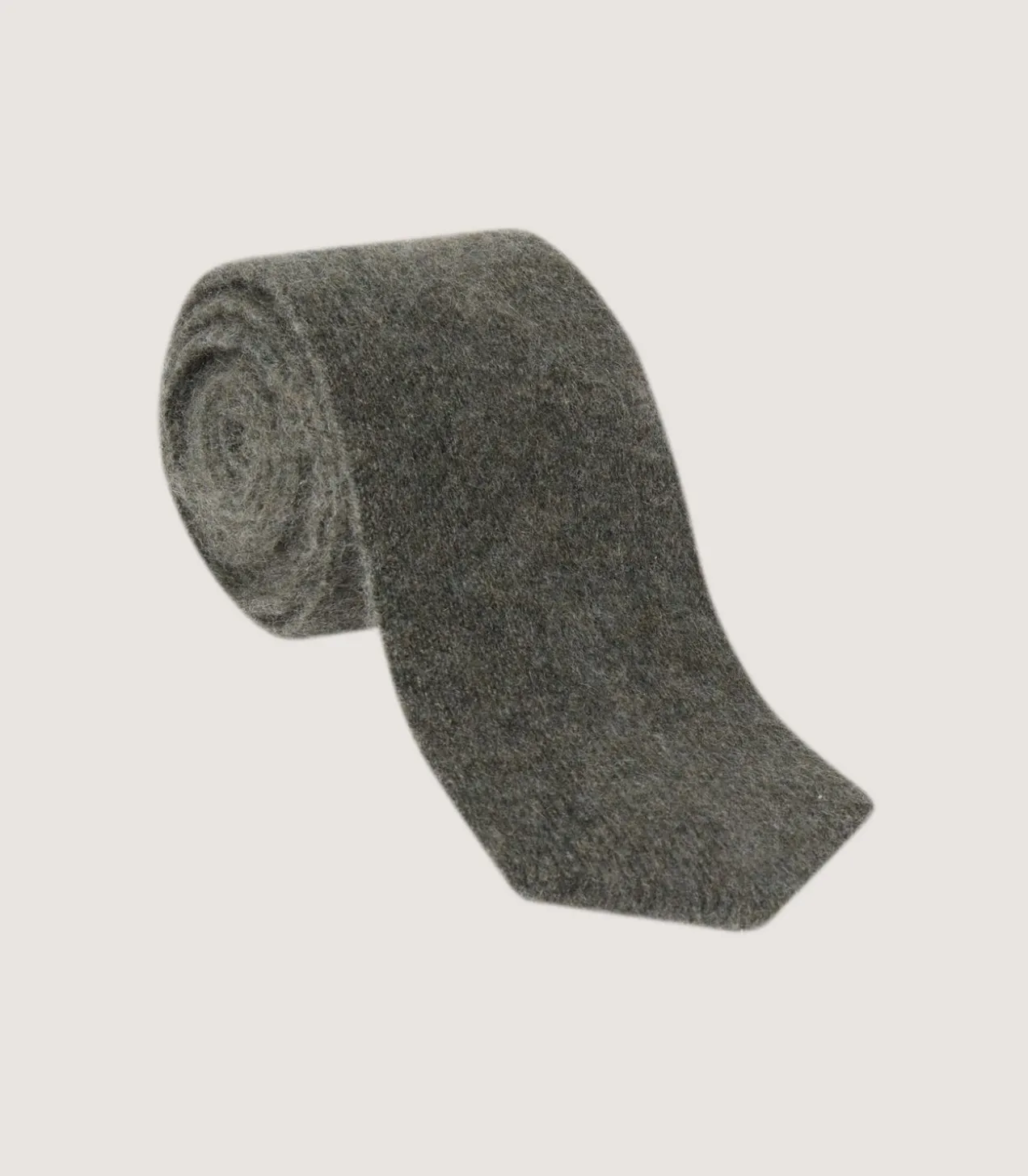 Men'S Solid Cashmere Tie