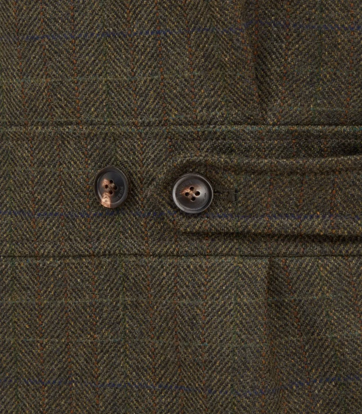 Men'S Technical Tweed High Collar Sporting Vest In Strathbeg