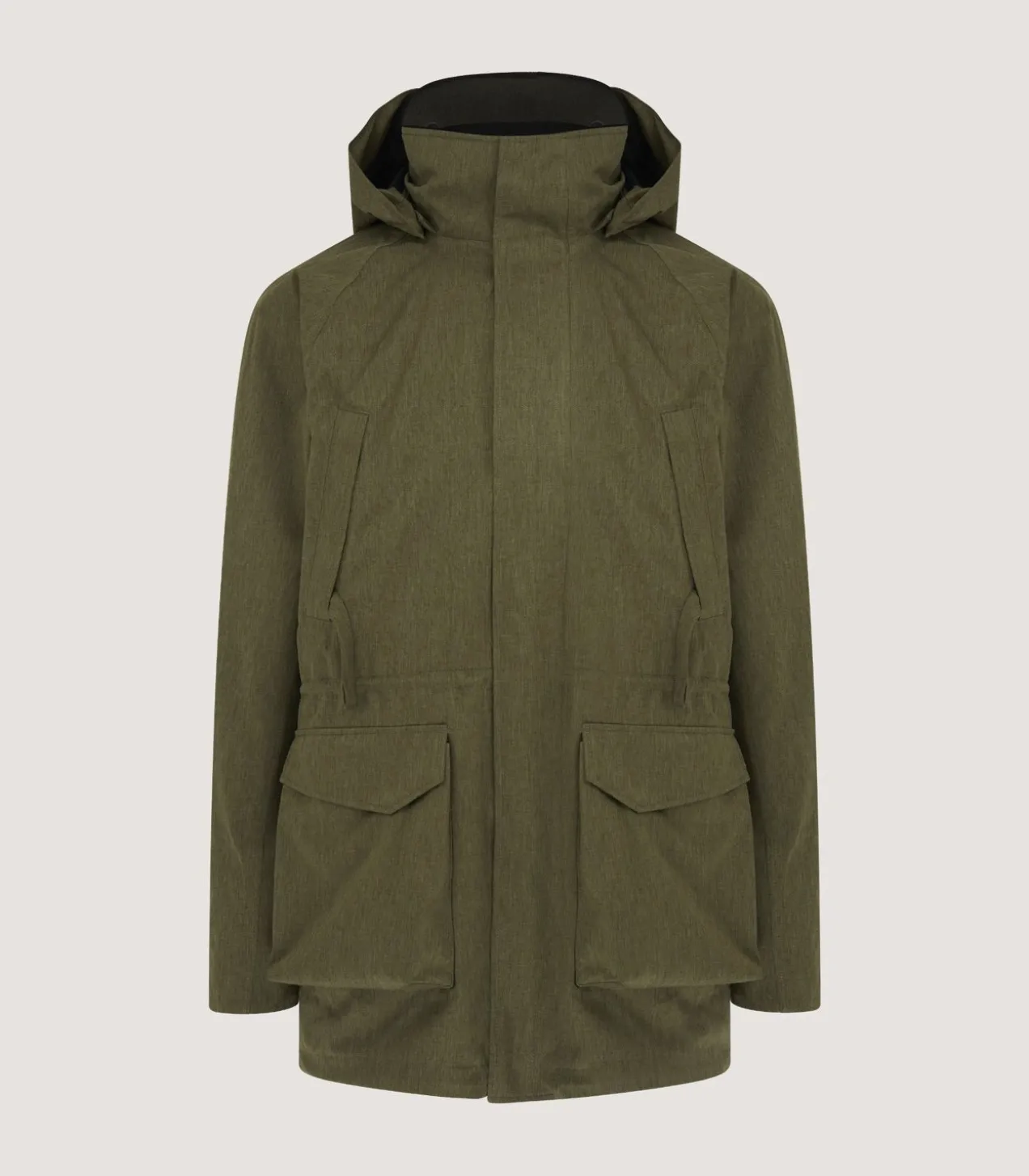 Men'S Technical Yorkshire Field Coat In Moss Green
