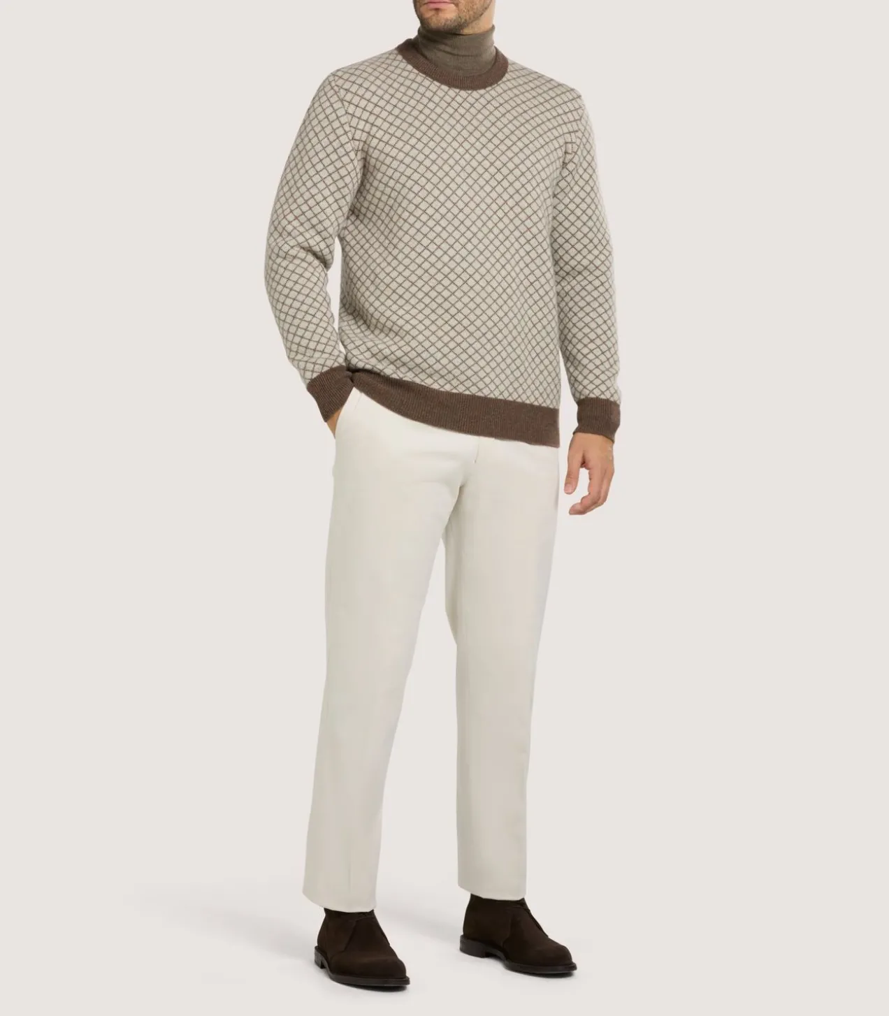 Men'S Walnut Rosehall Estate Jumper