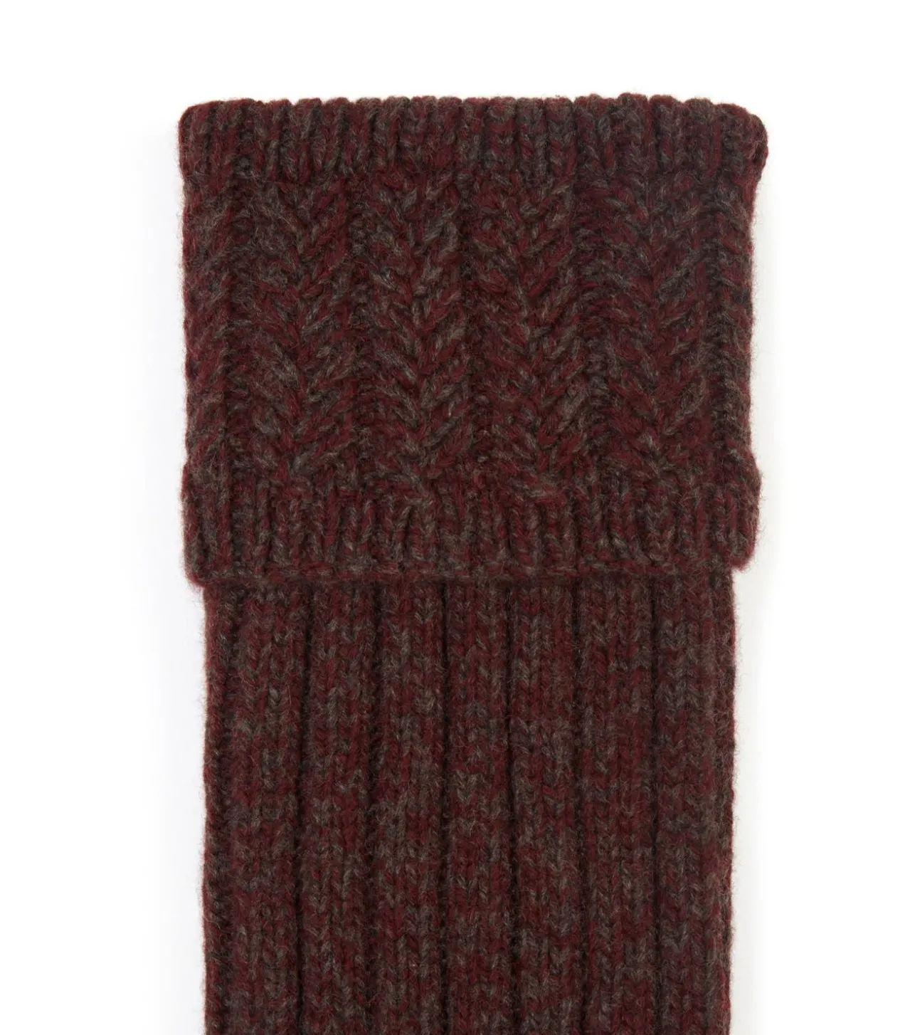 Pendower Cashmere Field Sock In Bracken