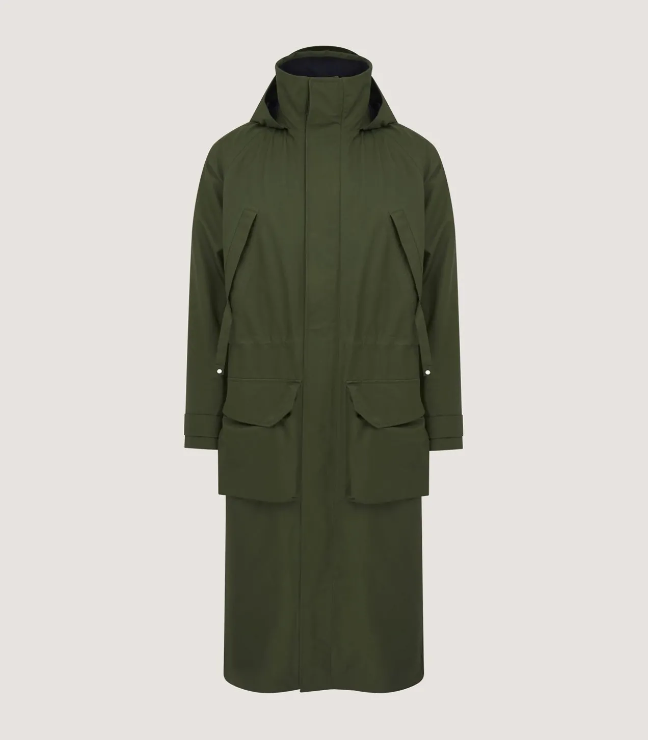 Unisex Technical Vatersay Sporting Cape In Rifle Green