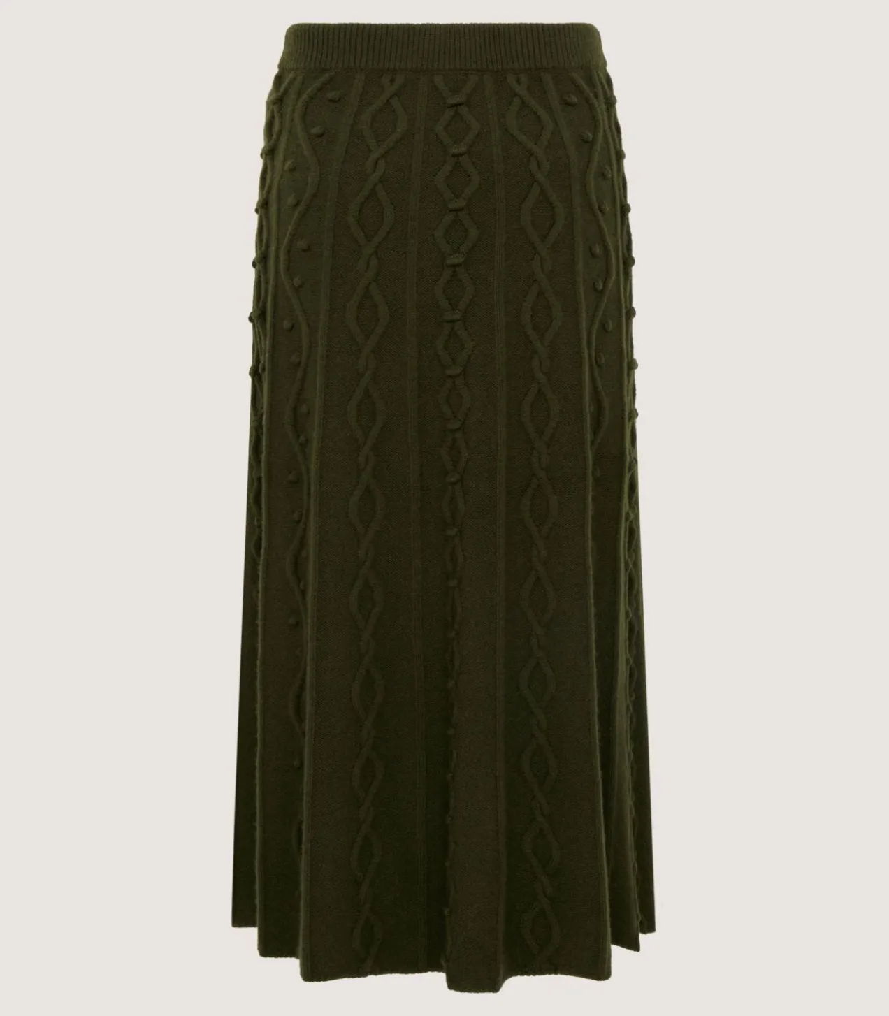 Women'S Cashmere Aran Skirt