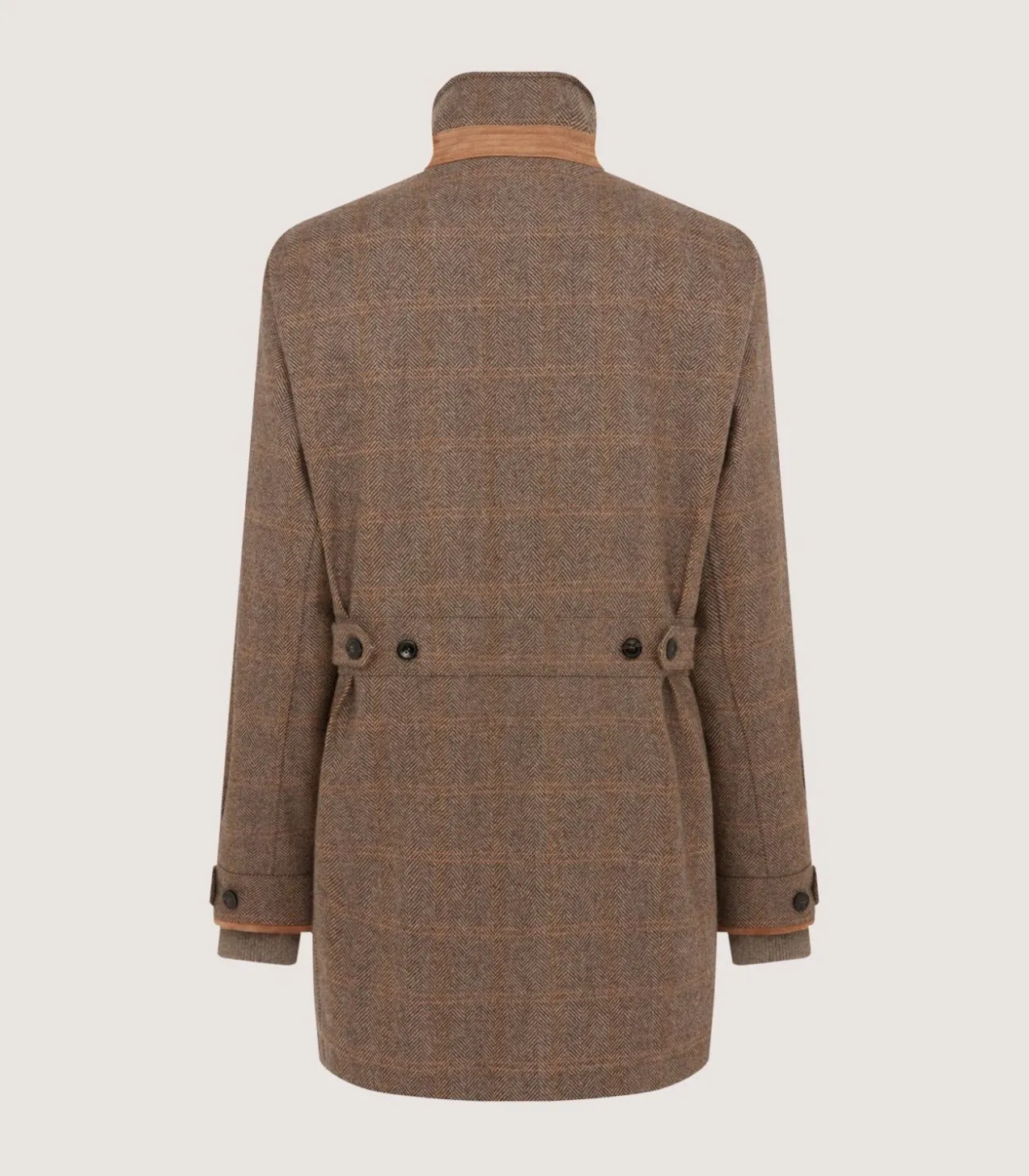 Women'S Cashmere Tweed Raglan Field Coat