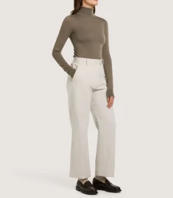 Women'S Extra Fine Worsted Cashmere Turtleneck
