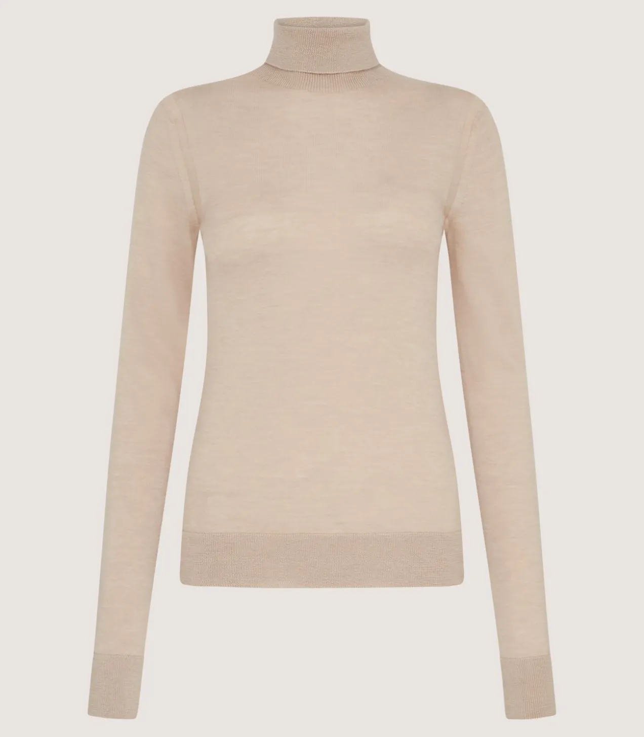 Women'S Extra Fine Worsted Cashmere Turtleneck