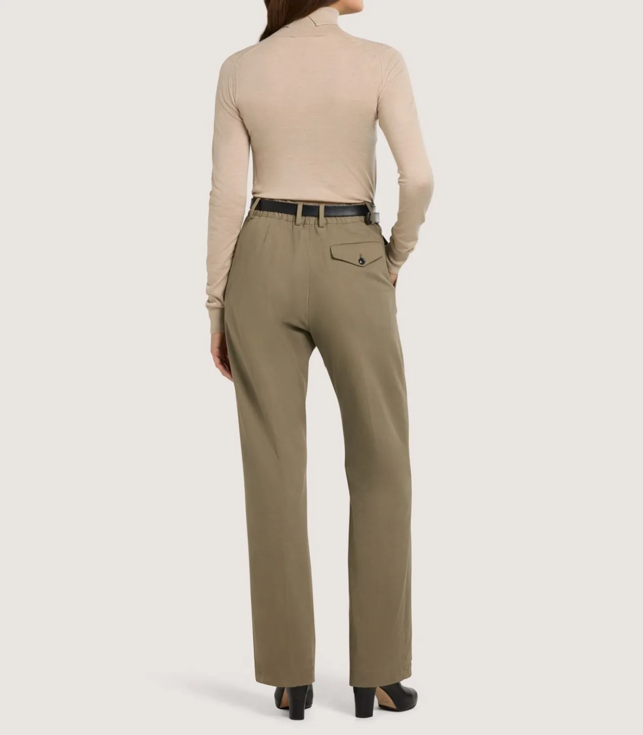 Women'S Extra Fine Worsted Cashmere Turtleneck
