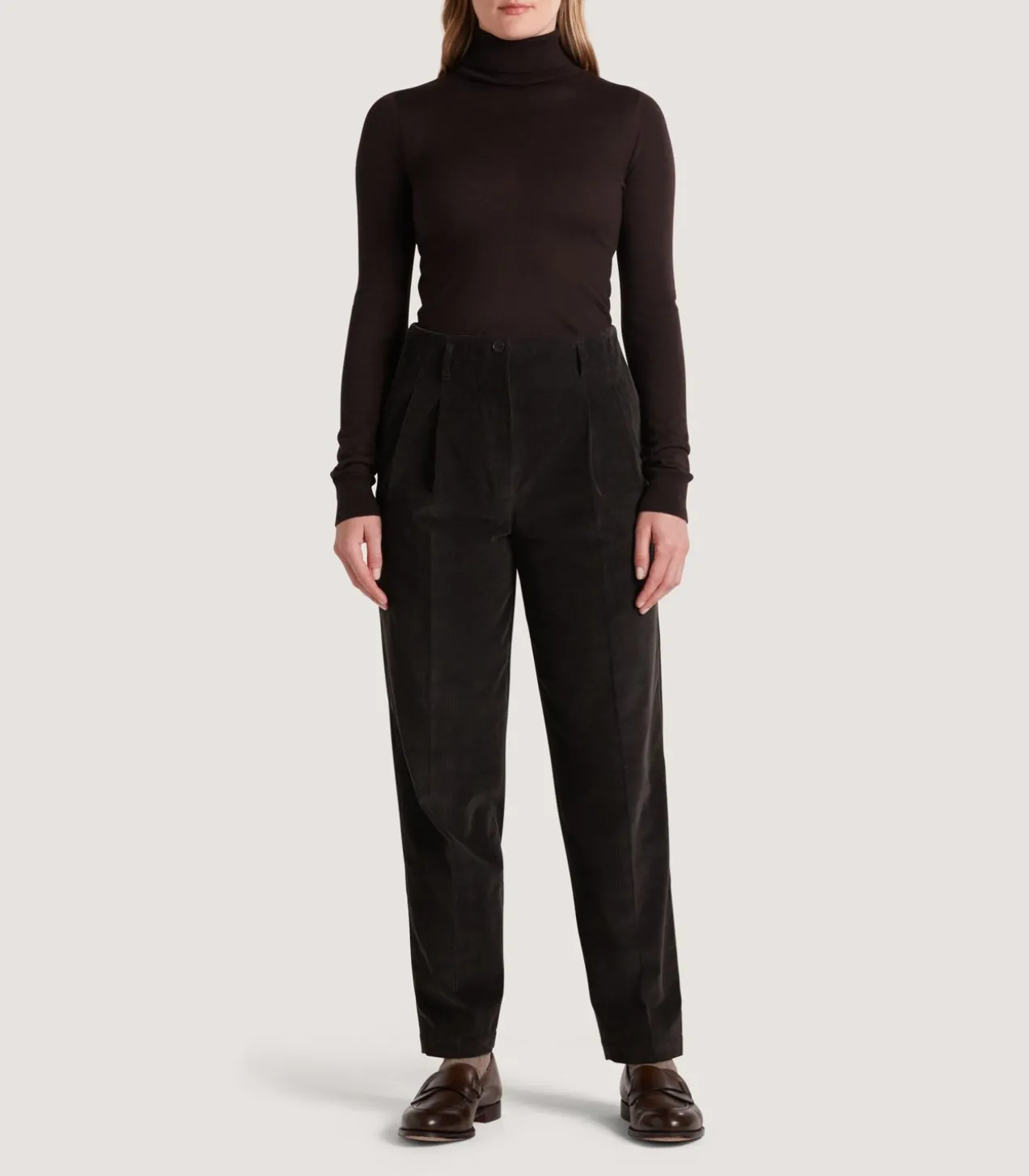 Women'S Extra Fine Worsted Cashmere Turtleneck