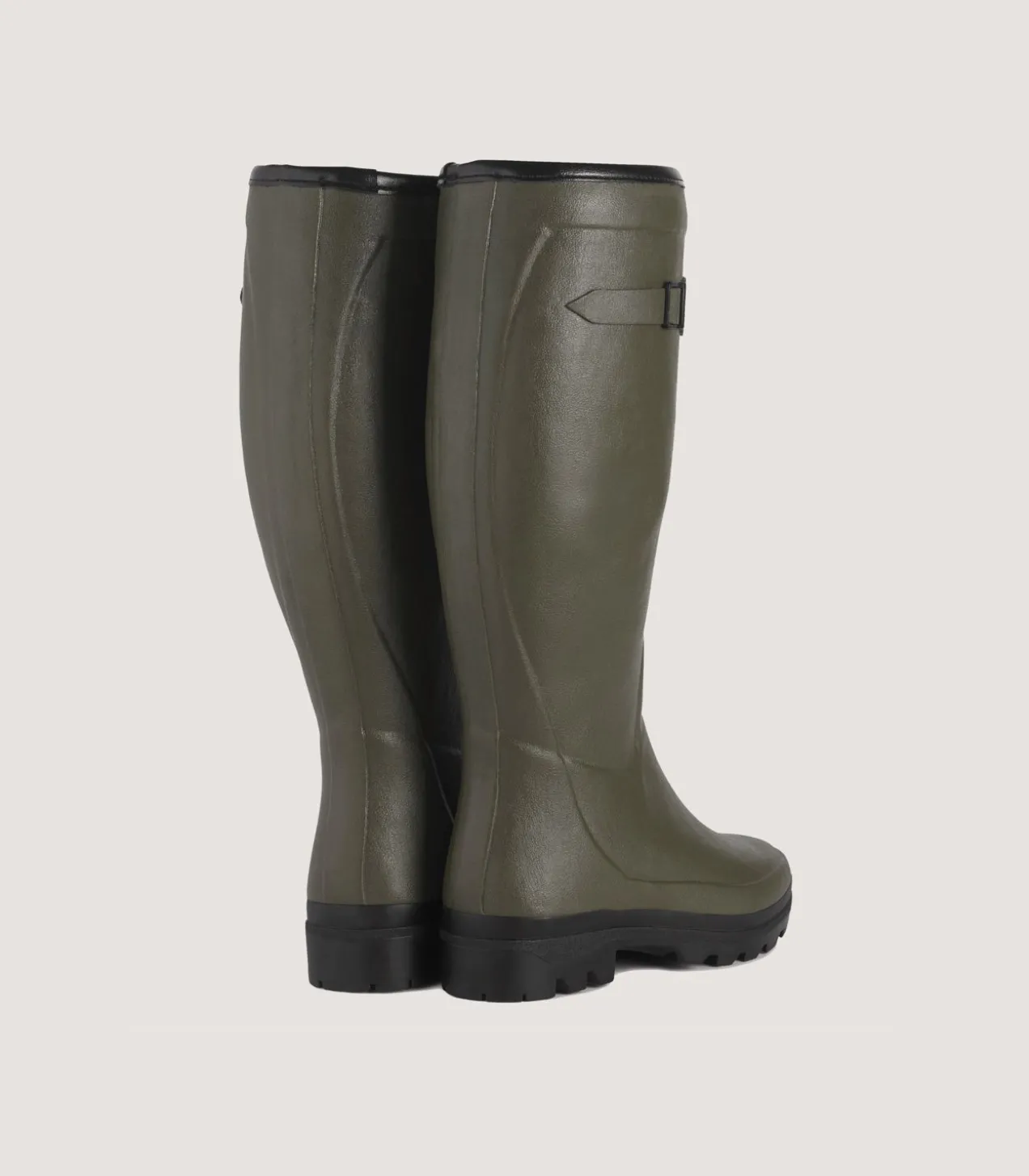 Women'S Le Chameau Country Wool Lined Boot In Dark Green