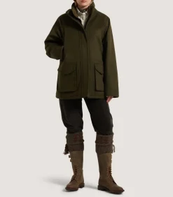 Women'S Loden Raglan Field Coat