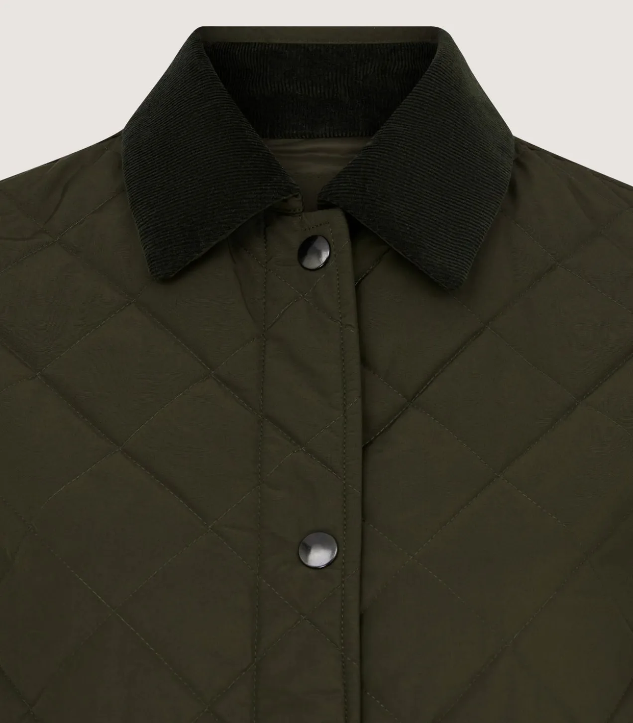 Women'S Long Quilted Purdey Jacket In Dark Olive