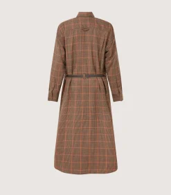 Women'S Merino Country Check Shirt Dress