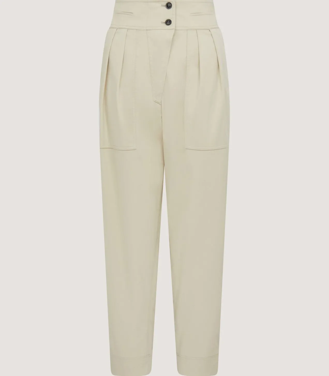 Women'S Organic Twill Paddock Trousers In Travertine