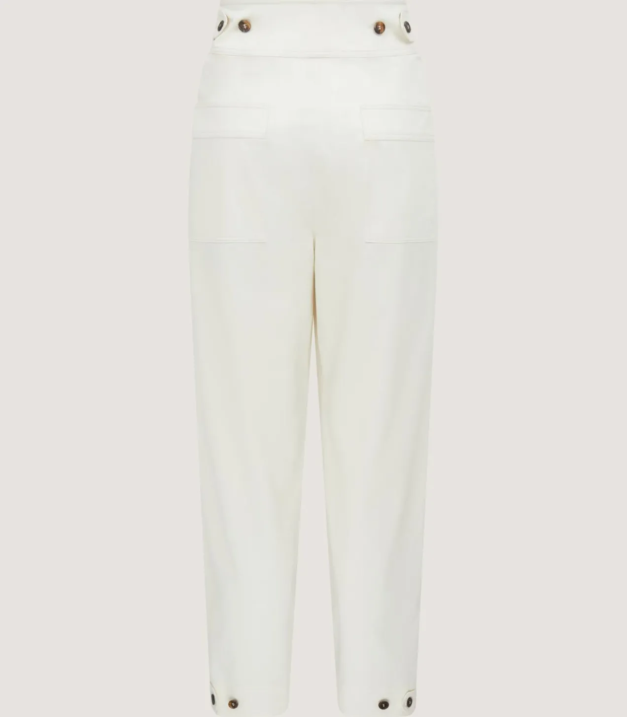 Women'S Organic Twill Paddock Trousers In Ivory