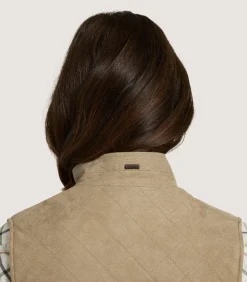 Women'S Summer Cotton Sporting Vest In Dark Taupe
