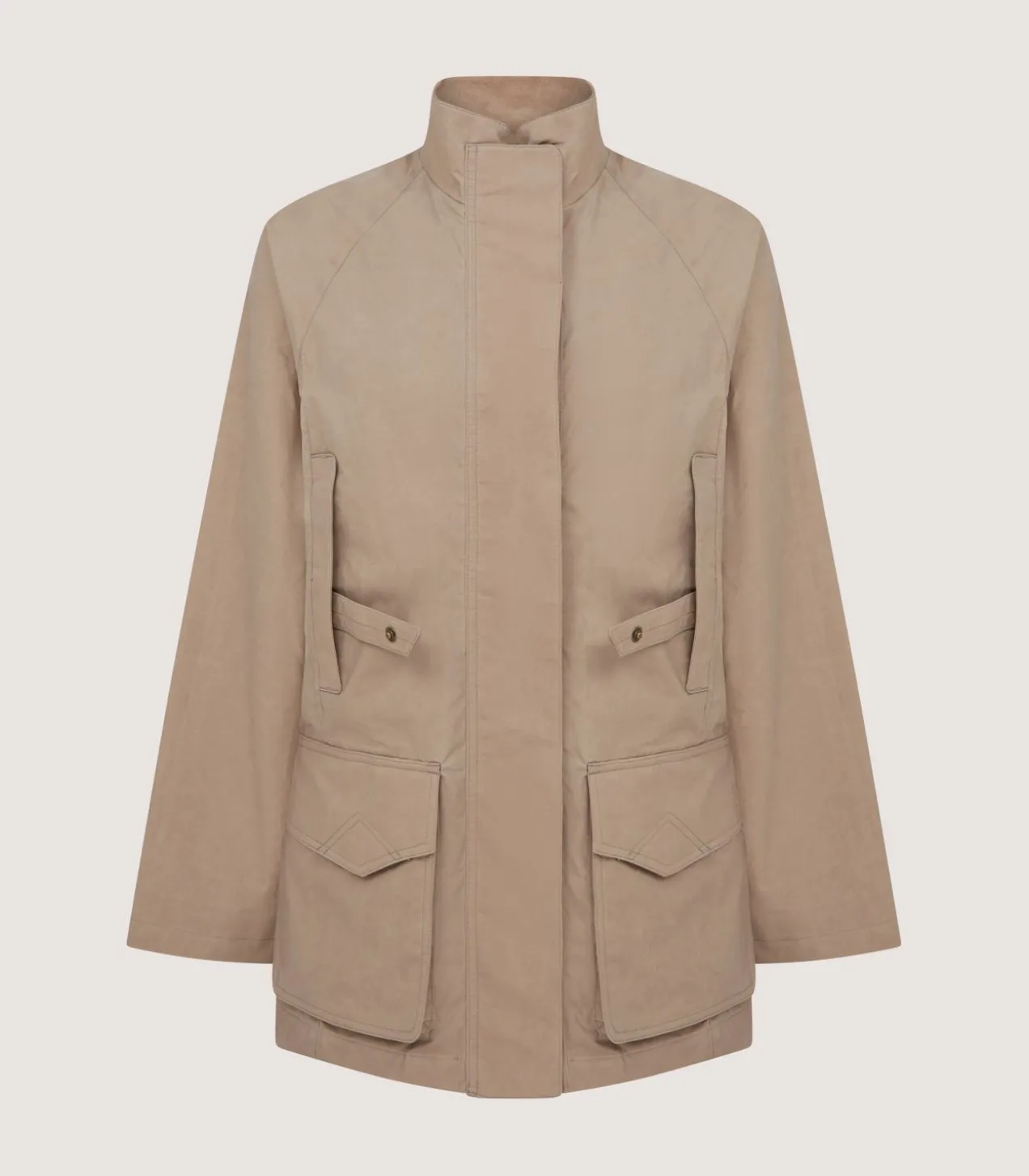 Women'S Summer Dry Wax Field Coat In Taupe