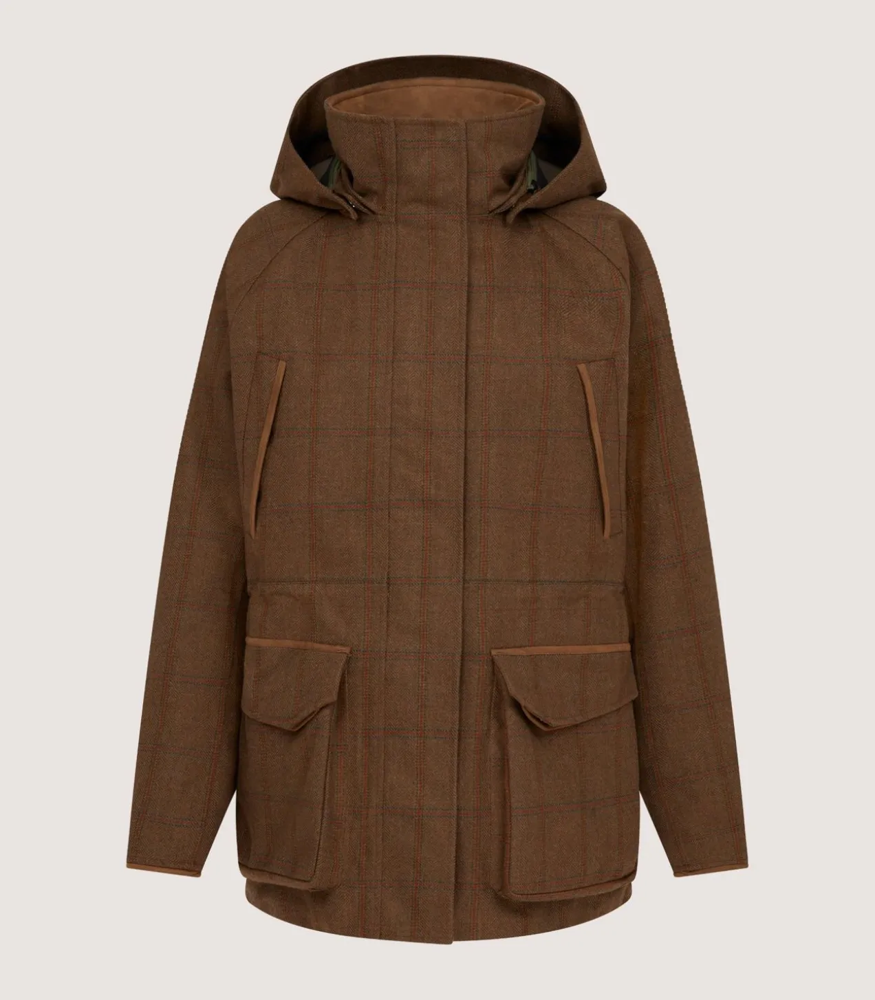 Women'S Technical Tweed Lancashire Field Coat