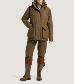 Women'S Technical Tweed Lancashire Field Coat